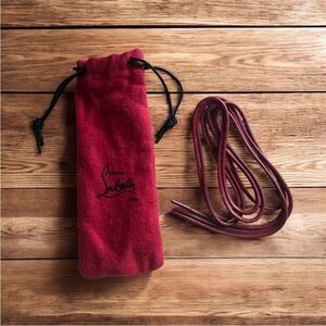 Christian Louboutin replacement red laces